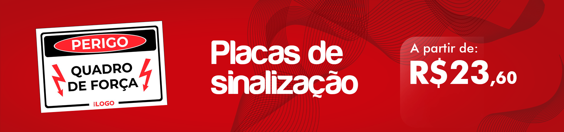 Placa sinalização