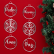 CONJUNTO BOLINHAS DE NATAL EM ACRÍLICO