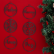 CONJUNTO BOLINHAS DE NATAL EM ACRÍLICO