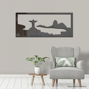 Painel Decorativo Rio 100 x42 cm  100x42cm    