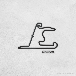 PISTA DE CORRIDA INTERNACIONAL: CHINA Acrílico 3mm     Fita Dupla Face