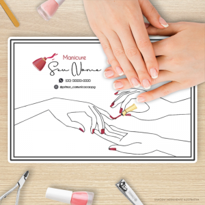PLACA PARA MANICURE DESENHO PS 3mm Retangular ou Redondo Impressão UV  Laminação 