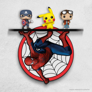 PRATELEIRA HOMEM ARANHA MDF 6 e 12 mm  Impressão UV   